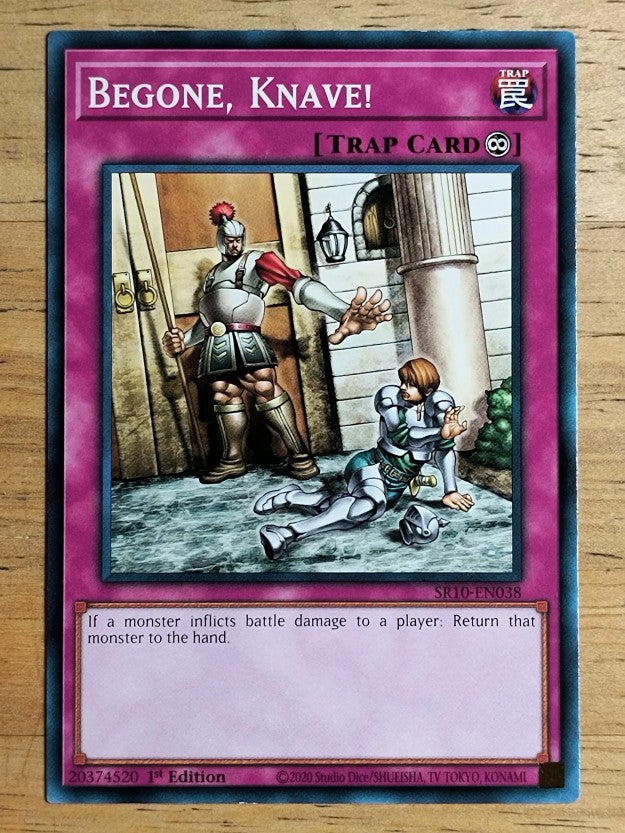 2020 Yu-Gi-Oh Structure Deck Mechanized Madness 1st Edition #38 Begone, Knave! C