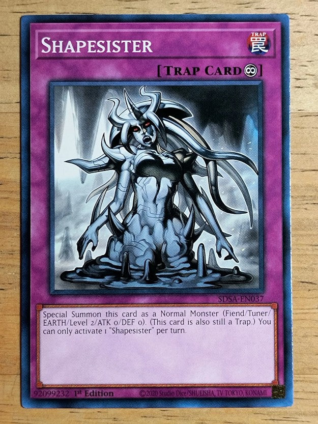 2020 Yu-Gi-Oh Structure Deck Sacred Beasts 1st Edition #SDSAEN037 Shapesister C