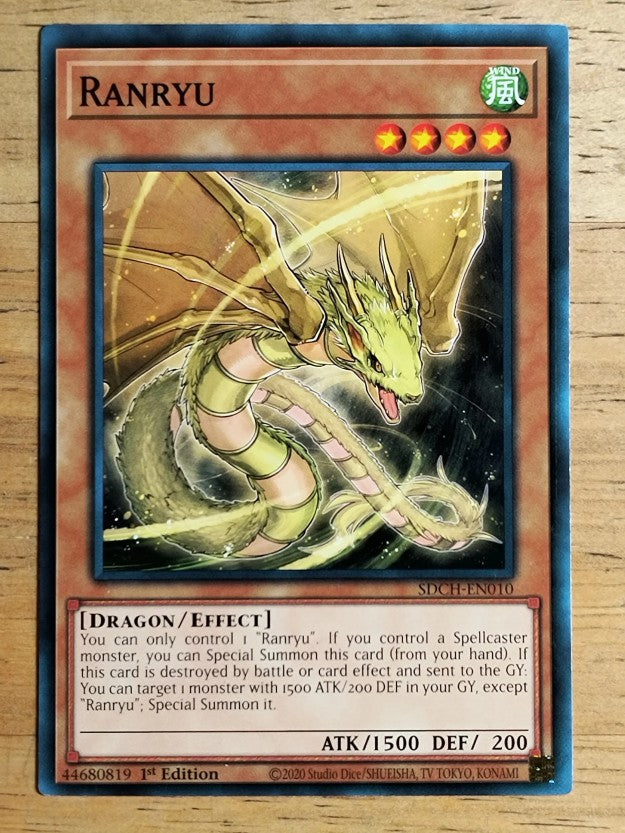 2020 Yu-Gi-Oh Structure Deck Spirit Charmers 1st Edition #SDCHEN010 Ranryu C