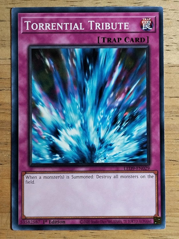 2022 Yu-Gi-Oh Legendary Duelists Duels from the Deep #LED9029 Torrential Tribute