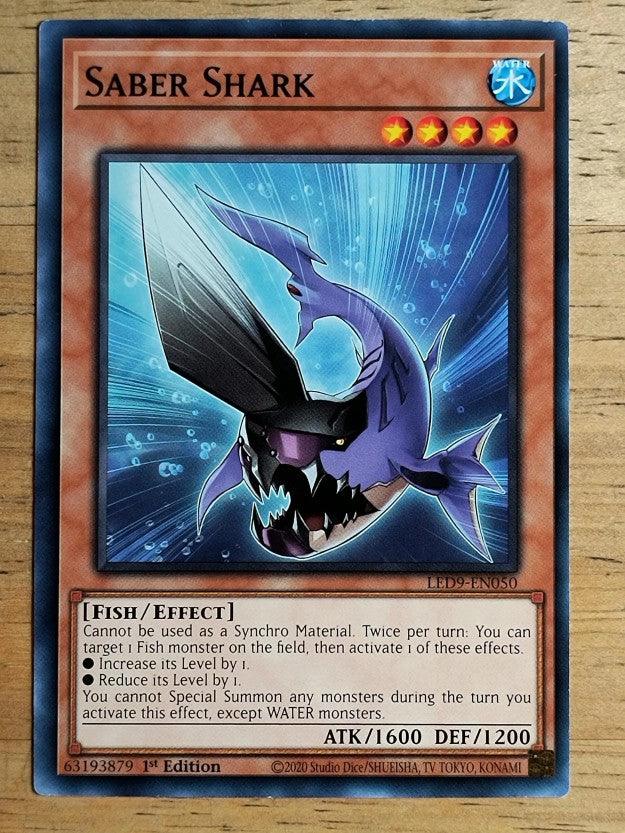 2022 Yu-Gi-Oh Legendary Duelists Duels from the Deep #LED9EN050 Saber Shark C