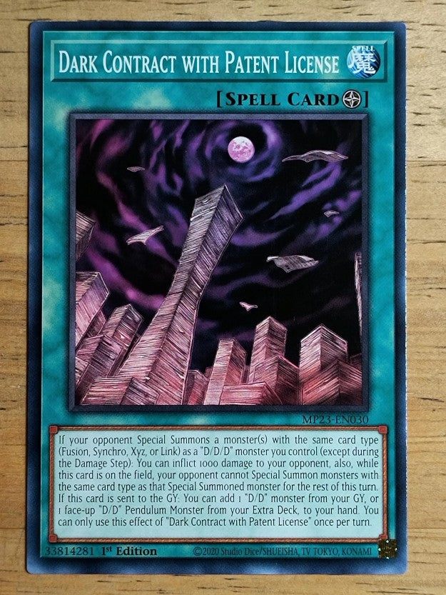 2023 Yu-Gi-Oh 25th Anniversary Tin Dueling Heroes Mega Pack #030 Dark Contract C
