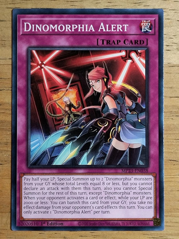 2023 Yu-Gi-Oh 25 Anniversary Tin Dueling Heroes Mega Pack #38 Dinomorphia Alert