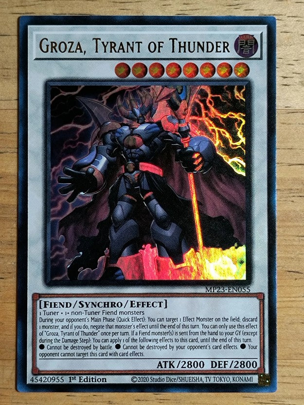 2023 Yu-Gi-Oh 25th Anniversary Tin Dueling Heroes Mega Pack #MP23EN055 Groza UR