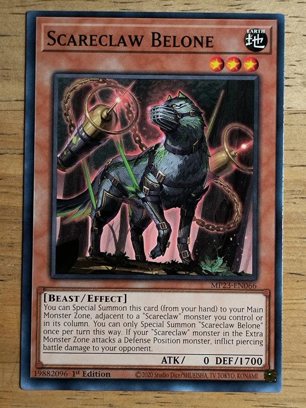 2023 Yu-Gi-Oh 25th Anniversary Tin Dueling Heroes Mega #66 Scareclaw Belone C