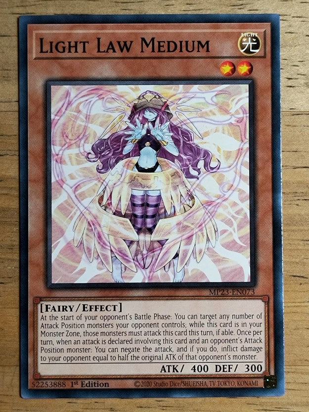 2023 Yu-Gi-Oh 25th Anniversary Tin Dueling Heroes Mega #73 Light Law Medium C