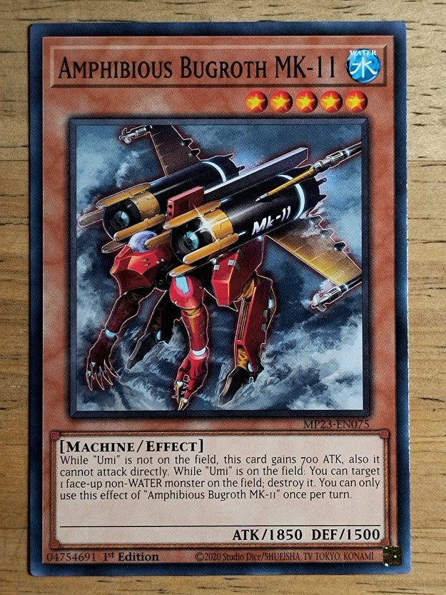 2023 Yu-Gi-Oh 25th Anniversary Tin Dueling Heroes #MP23EN075 Amphibious Bugroth