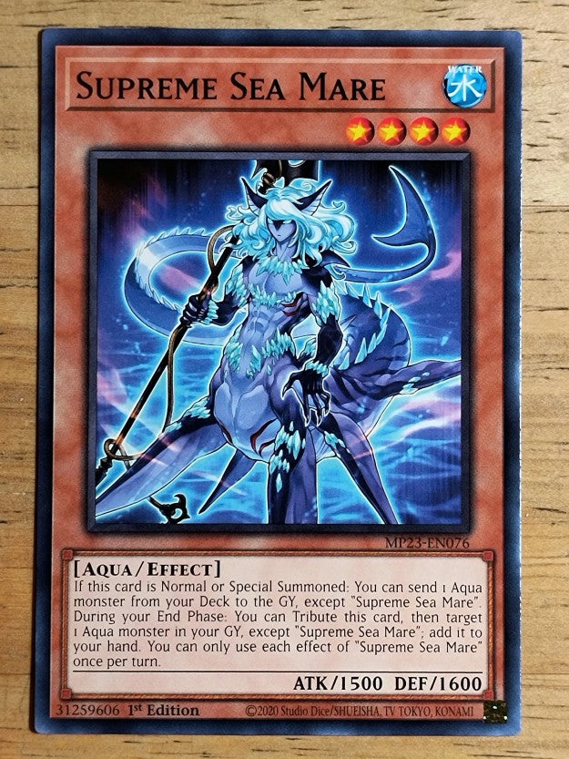 2023 Yu-Gi-Oh 25th Anniversary Tin Dueling Heroes Mega #76 Supreme Sea Mare C