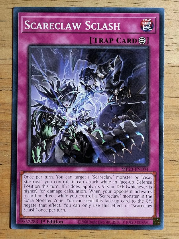 2023 Yu-Gi-Oh 25th Anniversary Tin Dueling Heroes Mega #104 Scareclaw Sclash C