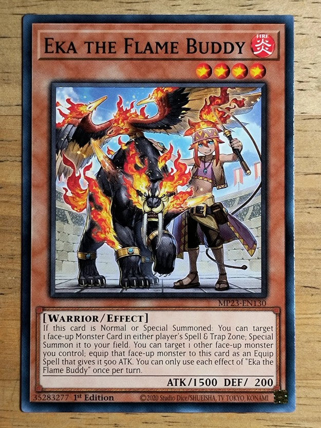 2023 Yu-Gi-Oh 25th Anniversary Tin Dueling Heroes Mega #130 Eka the Flame Buddy