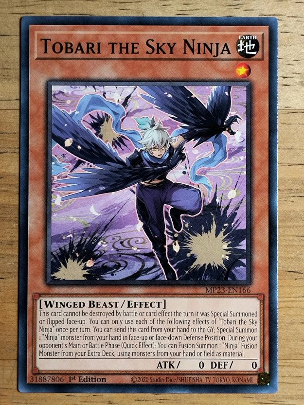 2023 Yu-Gi-Oh 25th Anniversary Tin Dueling Heroes Mega #166 Tobari the Sky Ninja