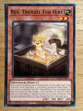 2023 Yu-Gi-Oh 25th Anniversary Tin Dueling Heroes #175 Rex, Freight Fur Hire C