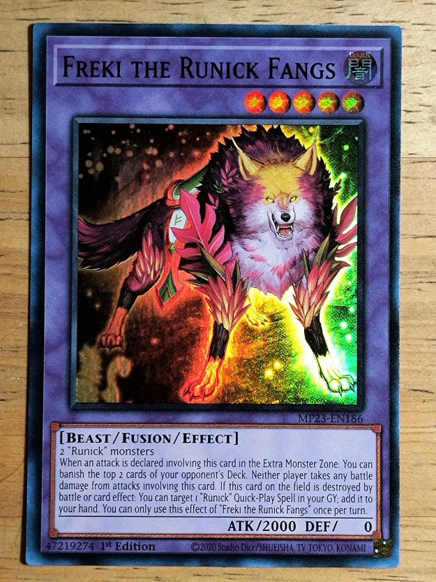 2023 Yu-Gi-Oh 25th Anniversary Tin Dueling Heroes Mega Pack #MP23EN186 Freki SR