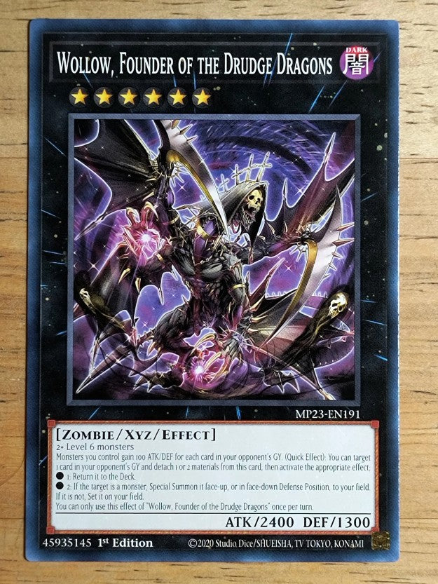 2023 Yu-Gi-Oh 25th Anniversary Tin Dueling Heroes Mega Pack #MP23EN191 Wollow C