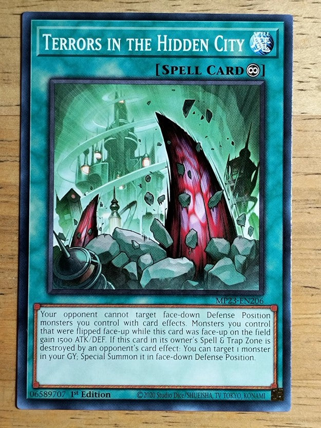 2023 Yu-Gi-Oh 25th Anniversary Tin Dueling Heroes #206 Terrors in Hidden City C