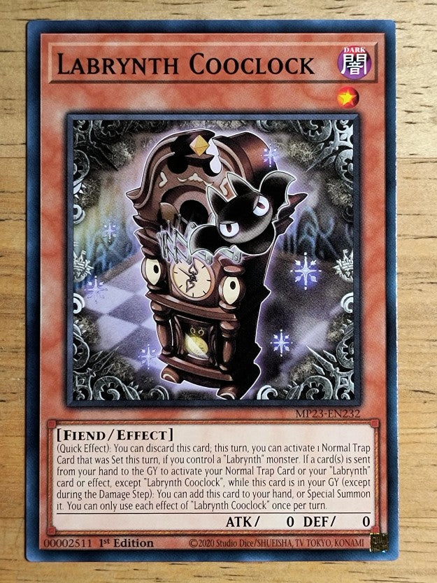 2023 Yu-Gi-Oh 25th Anniversary Tin Dueling Heroes Mega #232 Labrynth Cooclock C