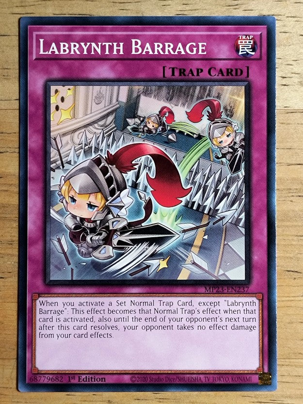 2023 Yu-Gi-Oh 25th Anniversary Tin Dueling Heroes Mega #237 Labrynth Barrage C