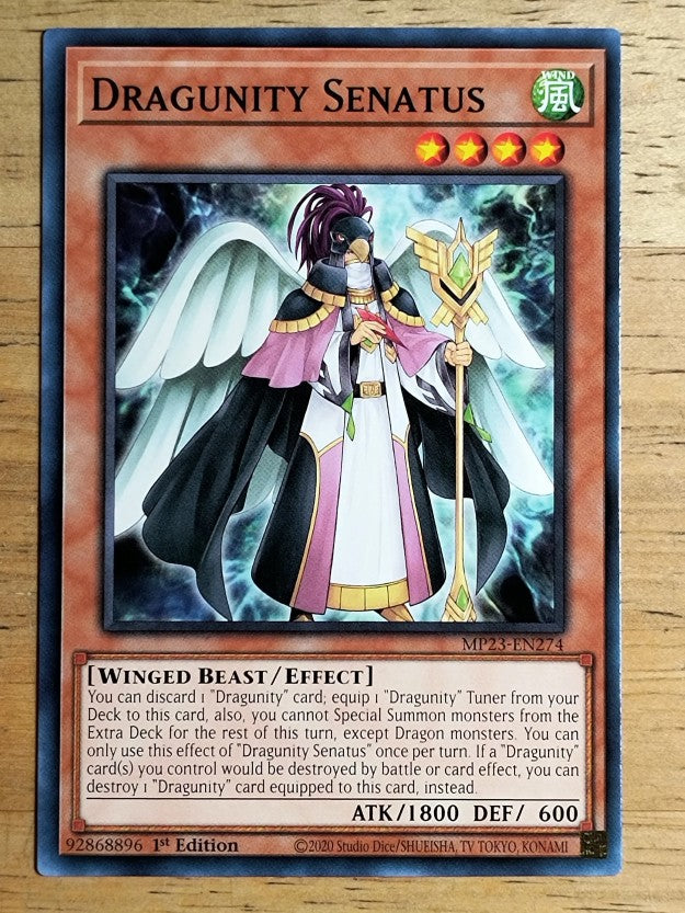2023 Yu-Gi-Oh 25th Anniversary Tin Dueling Heroes Mega #274 Dragunity Senatus C