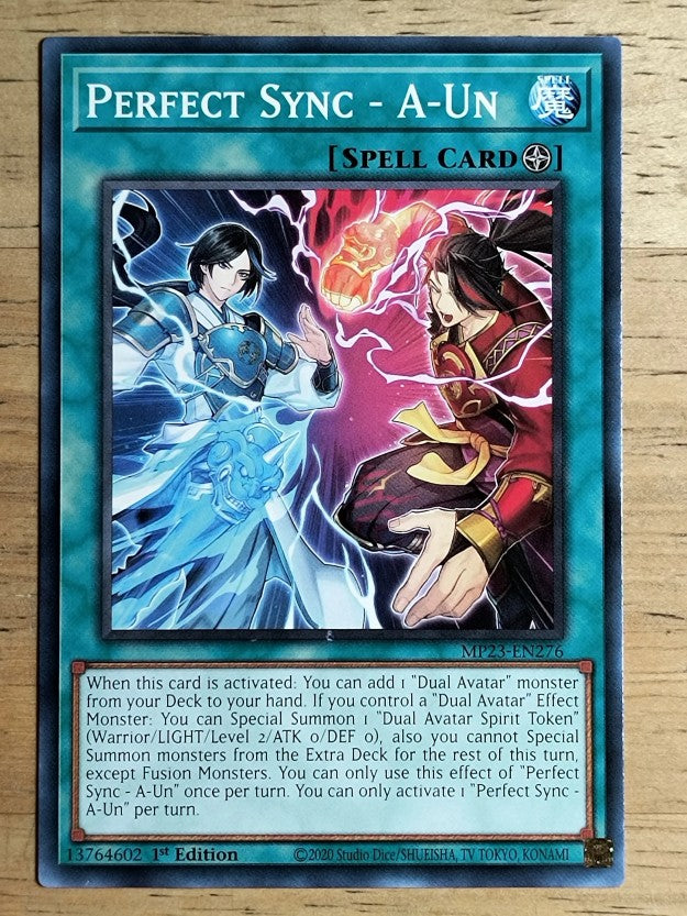 2023 Yu-Gi-Oh 25th Anniversary Tin Dueling Heroes Mega #276 Perfect Sync - A-Un