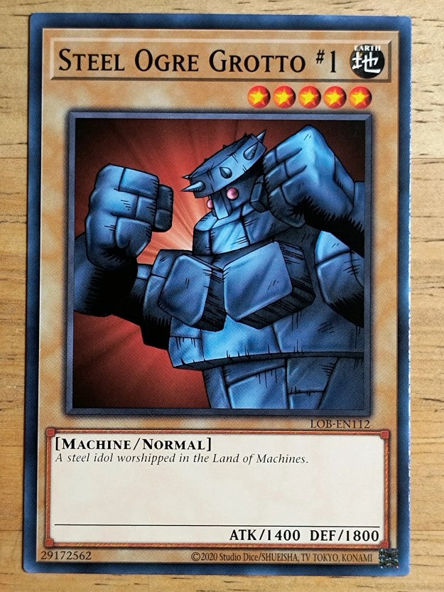 2023 Yu-Gi-Oh Legend of Blue-Eyes White Dragon #112 Steel Ogre Grotto #1 C