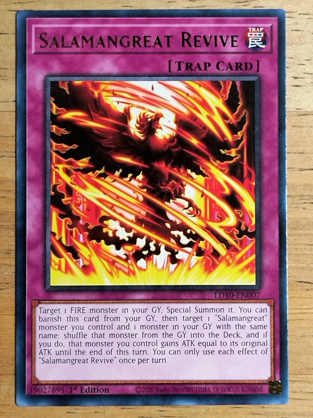 2023 Yu-Gi-Oh Legendary Duelists Soulburning Volcano 1st Salamangreat Revive R