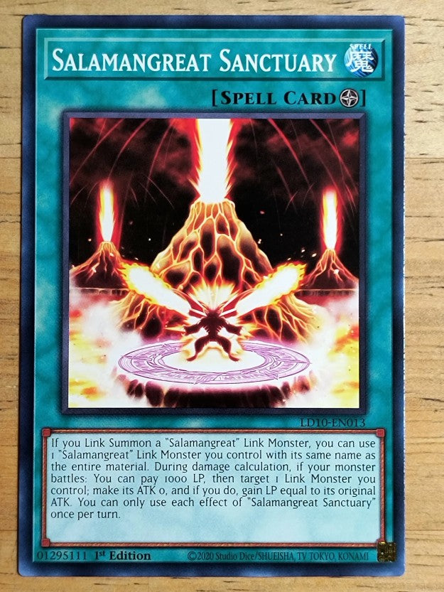 2023 Yu-Gi-Oh Legendary Duelists Soulburning Volcano #013 Salamangreat Sanctuary