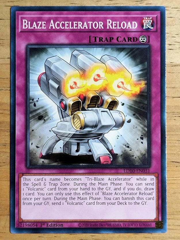 2023 Yu-Gi-Oh Legendary Duelists Soulburning Volcano 1st #031 Blaze Accelerator