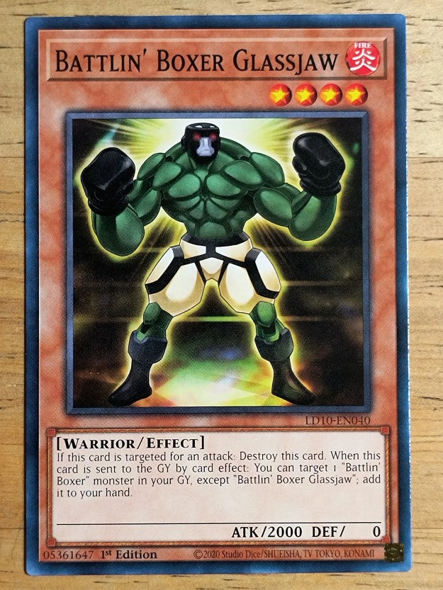 2023 Yu-Gi-Oh Legendary Duelists Soulburning Volcano #40 Battlin' Boxer Glassjaw