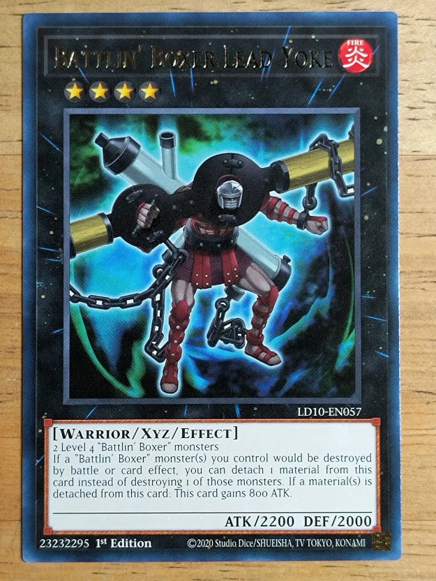 2023 Yu-Gi-Oh Legendary Duelists Soulburning Volcano #057 Battlin' Boxer Yoke