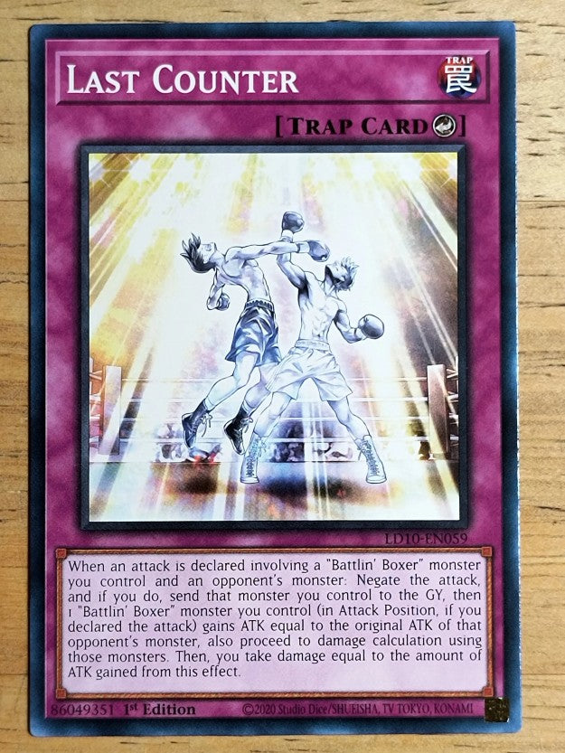 2023 Yu-Gi-Oh Legendary Duelists Soulburning Volcano 1st Ed #59 Last Counter C