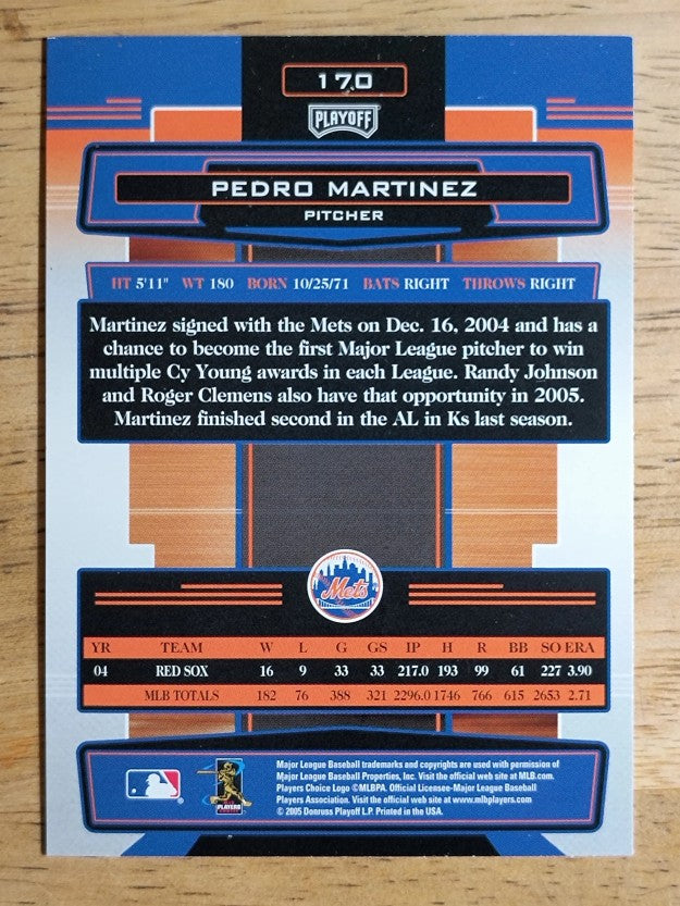 2005 Absolute Memorabilia #170 Pedro Martinez