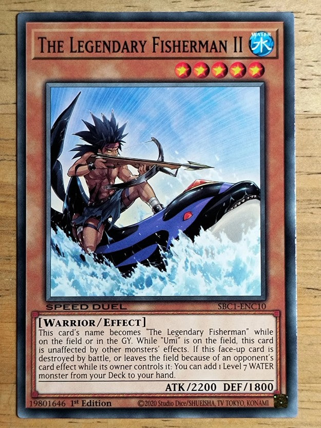 2023 Yu-Gi-Oh Speed Duel Streets of Battle City #10 The Legendary Fisherman II C