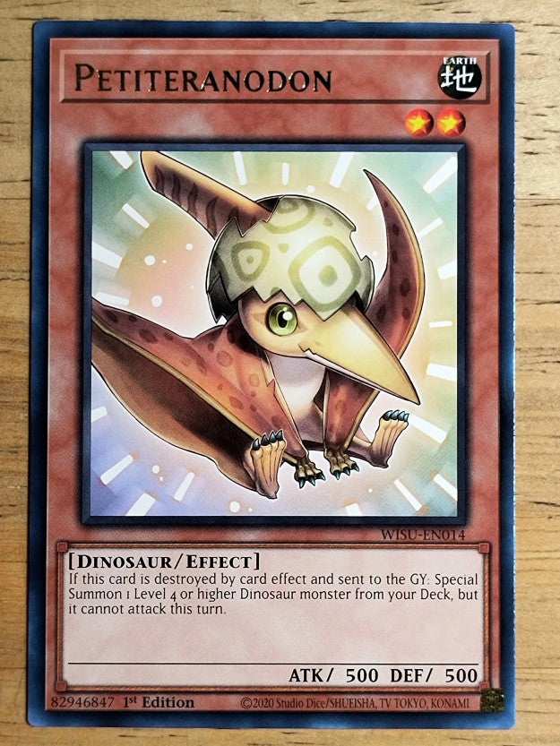 2023 Yu-Gi-Oh Wild Survivors 1st Edition #WISUEN014 Petiteranodon R