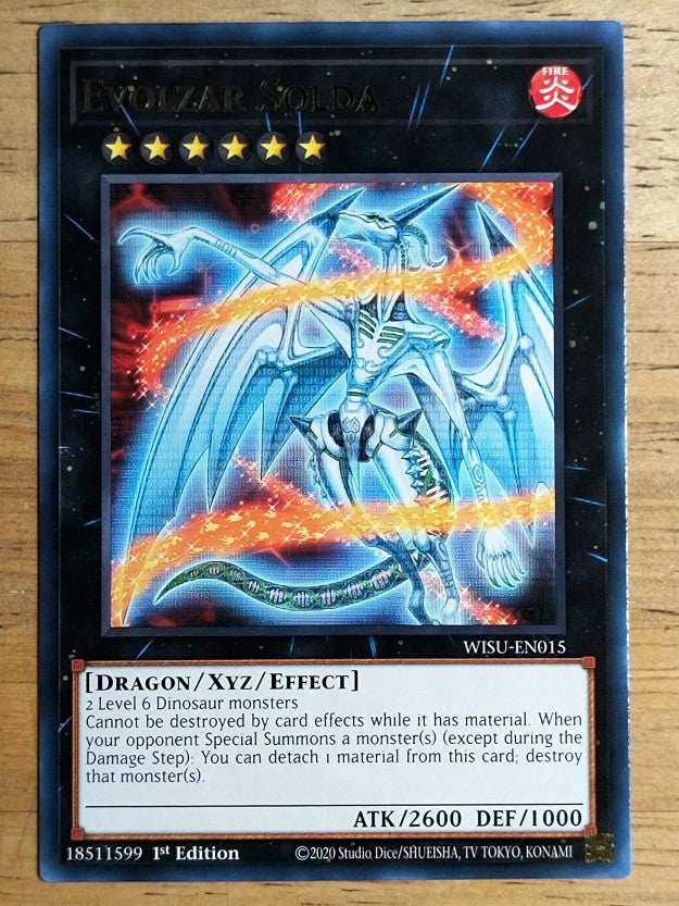 2023 Yu-Gi-Oh Wild Survivors 1st Edition #WISUEN015 Evolzar Solda R