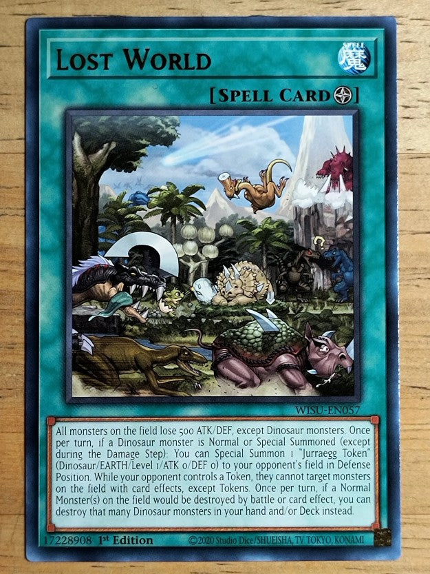 2023 Yu-Gi-Oh Wild Survivors 1st Edition #WISUEN057 Lost World R