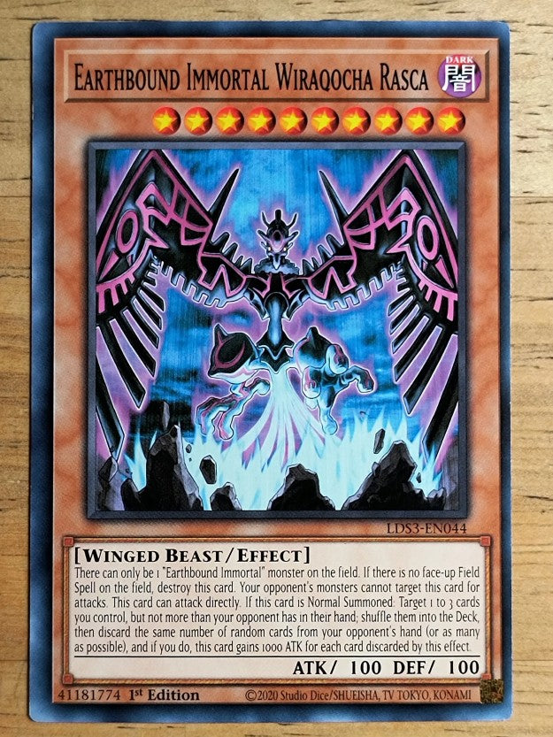 2022 Yu-Gi-Oh Legendary Duelists Season 3 1st Ed #044 Immortal Wiraqocha Rasca