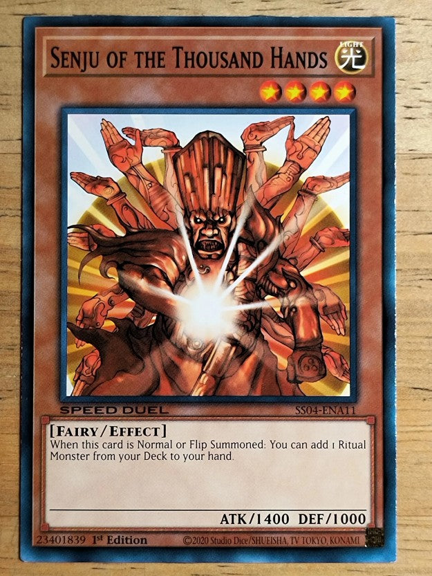 2020 Yu-Gi-Oh Match of the Millenium 1st Edition #11 Senju of the Thousand Hands