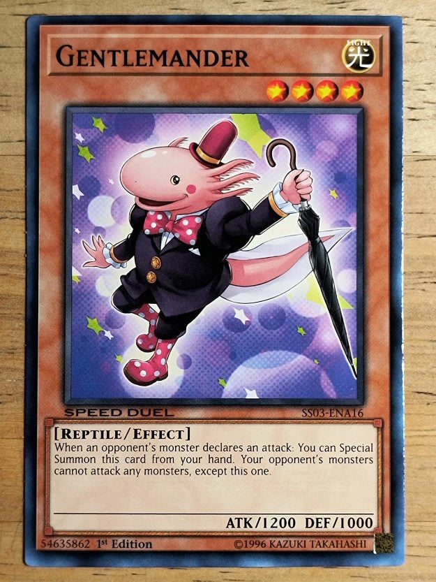2019 Yu-Gi-Oh Speed Duel Starter Deck Ultimate Predators 1st Ed #16 Gentlemander