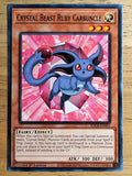2022 Yu-Gi-Oh Legend of the Crystal Beasts 1st #001 Crystal Beast Ruby Carbuncle