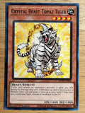 2022 Yu-Gi-Oh Legend of the Crystal Beasts 1st Ed #4 Crystal Beast Topaz Tiger