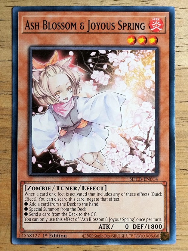 2022 Yu-Gi-Oh Legend of the Crystal Beasts 1st Ed 14 Ash Blossom & Joyous Spring