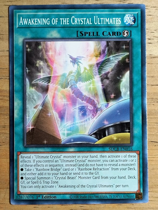 2022 Yu-Gi-Oh Legend of the Crystal Beasts 1st Ed #016 Awakening of the Crystal