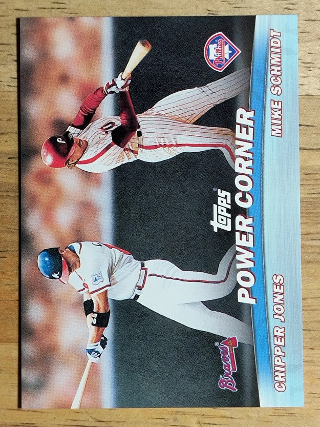 2001 Topps Combos #TC2 Mike Schmidt/Chipper Jones