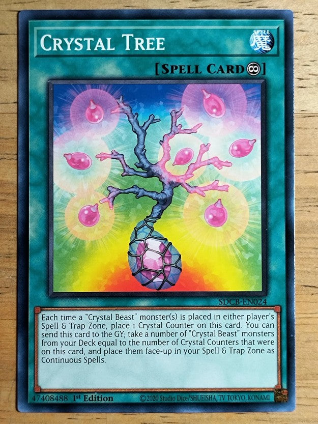 2022 Yu-Gi-Oh Legend of the Crystal Beasts 1st Edition #SDBCEN024 Crystal Tree