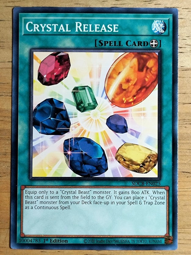 2022 Yu-Gi-Oh Legend of the Crystal Beasts 1st Edition SDBCEN025 Crystal Release