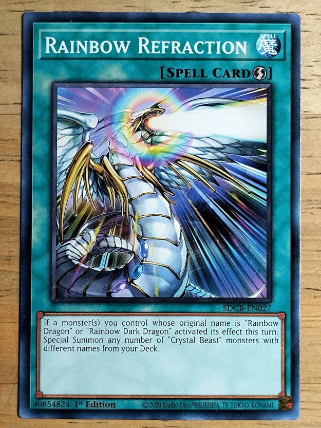 2022 Yu-Gi-Oh Legend of the Crystal Beasts 1st Ed #SDBCEN027 Rainbow Refraction