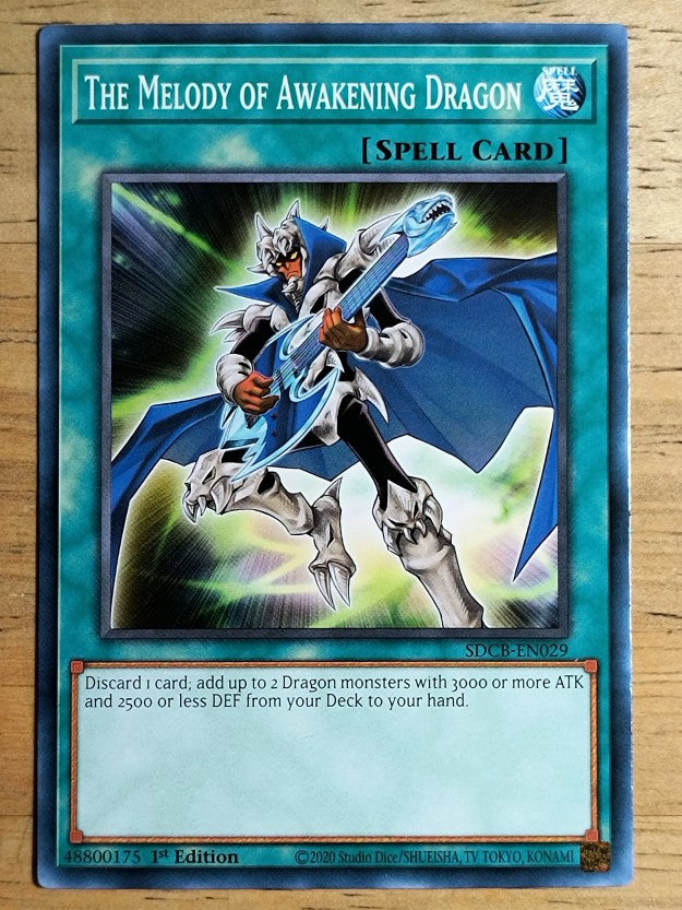 2022 Yu-Gi-Oh Legend of the Crystal Beasts 1st #029 The Melody Awakening Dragon