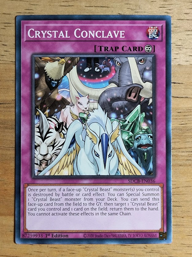 2022 Yu-Gi-Oh Legend of the Crystal Beasts 1st Ed #SDBCEN036 Crystal Conclave