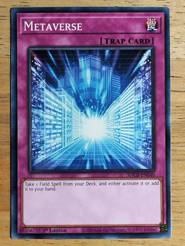 2022 Yu-Gi-Oh Legend of the Crystal Beasts 1st Edition #SDBCEN040 Metaverse
