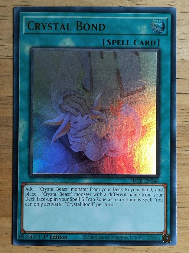 2022 Yu-Gi-Oh Legend of the Crystal Beasts 1st Edition #SDBCEN046 Crystal Bond